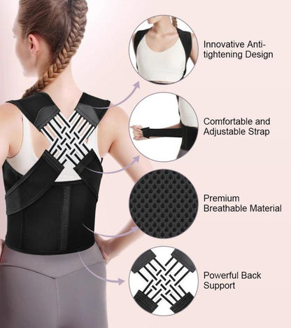 💪✨ Snazery™ Smart Posture Corrector – Instantly Fix Your Posture & Relieve Back Pain