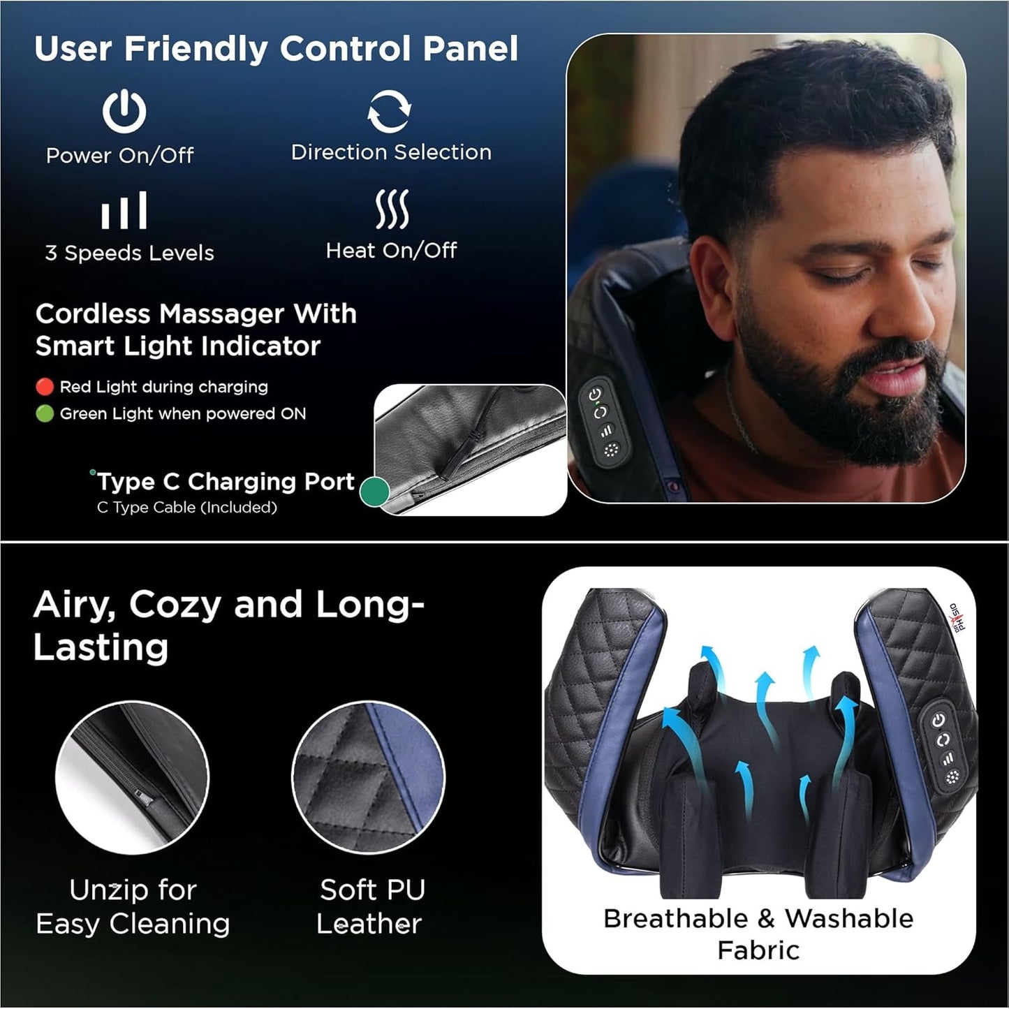 💆♀️ Snazery Smart Neck Massager – Say Goodbye to Neck Pain Instantly